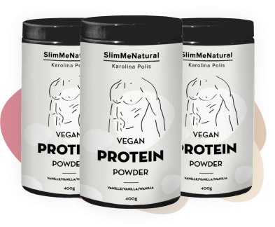 SlimMeNatural Vegan Protein Powder for men
